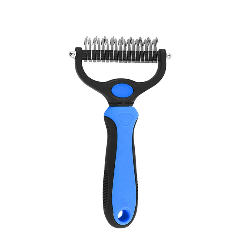 Brosse anti-poils professionnelle pour chien et chat - Elimine les poils mort sans douleur