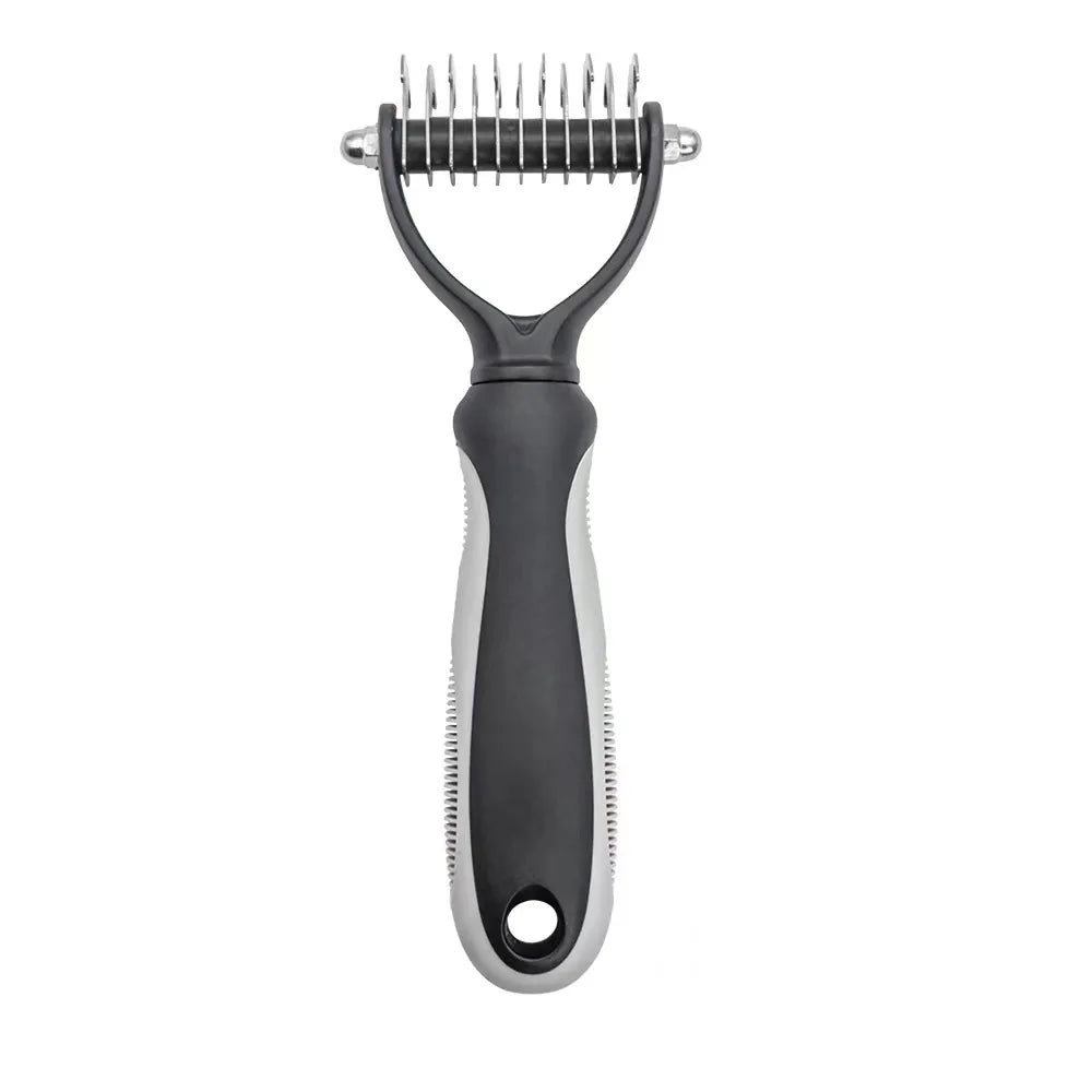Brosse anti-poils professionnelle pour chien et chat - Elimine les poils mort sans douleur