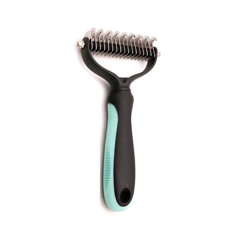 Brosse anti-poils professionnelle pour chien et chat - Elimine les poils mort sans douleur