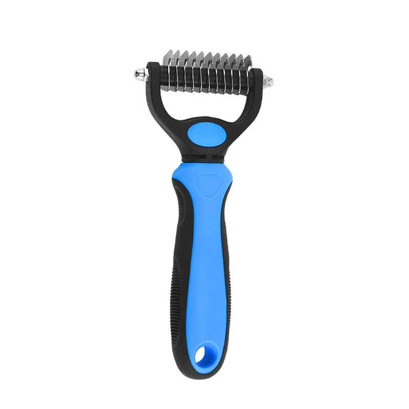 Brosse anti-poils professionnelle pour chien et chat - Elimine les poils mort sans douleur