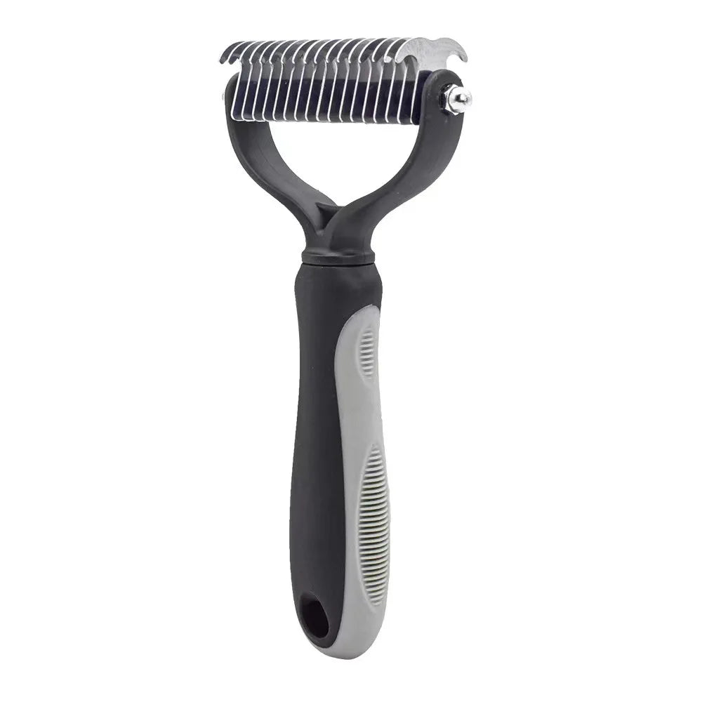 Brosse anti-poils professionnelle pour chien et chat - Elimine les poils mort sans douleur